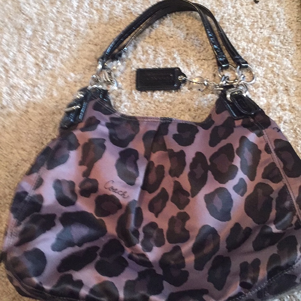 Rare Coach ocelot crossbody